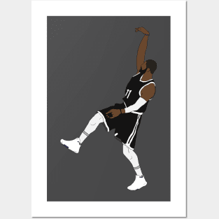 Kyrie Irving "Hold It" (Nets) Posters and Art